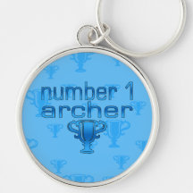 Archery Gifts for Him: Number 1 Archer Key Chains