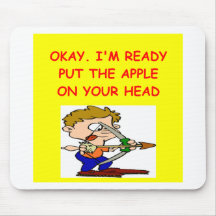 ARCHERY joke Mousepads