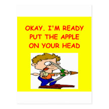 ARCHERY joke Post Cards