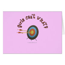 Archery Target Bullseye Greeting Card