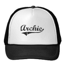 Archie Classic Style Name hats