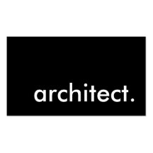 architect. business card templates