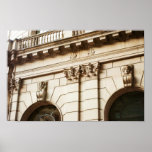 architectural faces poster