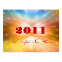 (archival) Wonderful New Year 2011 - Postcard