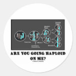 Are You Going Haploid On Me? (Meiosis Humour) Stickers