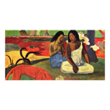 Arearea By Gauguin Paul (Best Quality) Customized Photo Card