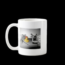 'Arg! Monsters!' Rubber Duck Mug mugs