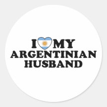Argentinian  Husband Stickers