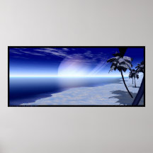 Argon Beach Poster
