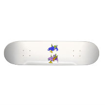 Arguing Witches on brooms copy Skate Board