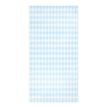 argyle09 LIGHT BABYBLUE POWDER BLUE ARGYLE PATTERN Custom Photo Card