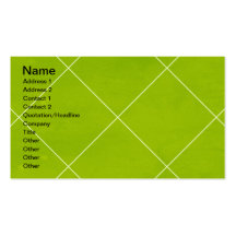 argyle20-green GREEN SQUARE ARGYLE PATTERNS RETRO Business Card