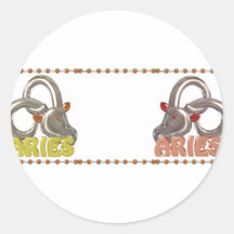 Aries Aries zodiac astrology mugmates Sticker
