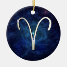 Aries Christmas Ornament