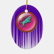 Aries Sun Sign  Zodiac  Astrology Christmas Tree Ornament