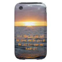 Arise Shine - Isaiah 60:1 iPhone 3 Tough Cases