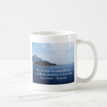 Aristotle Excellence Quotation Coffee Mugs