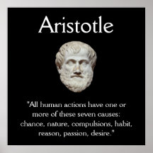 Aristotle - Human Behaviour Quote Posters