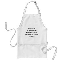 Aristotle Quote 4a Aprons