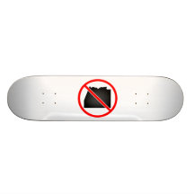 Arizona Cross Out Symbol Skate Deck
