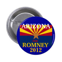 Arizona  for Romney 2012 Pin