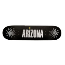 Arizona Metal Sun Skateboard