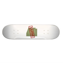 Arizona Native with Arizona Map Skateboard Deck