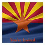 Arizona State Flag Custom Announcement