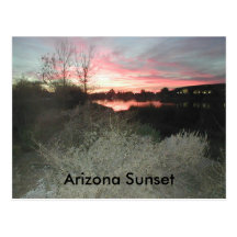 Arizona Sunset Post Card