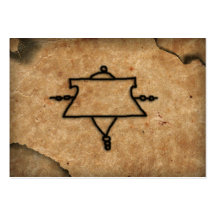 armadel belzebut "parchment" business card
