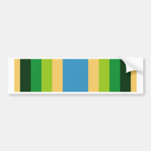 Armed Forces Service Ribbon Bumper Sticker