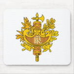 Armoiries République Coat of Arms Mousepad