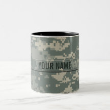 Army ACU Camouflage (Customisable) Coffee Mugs