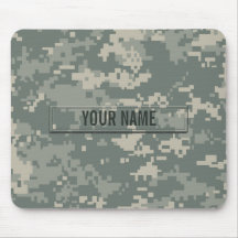 Army ACU Camouflage (Customisable) Mousemats