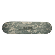 Army ACU Camouflage (Customisable) Custom Skate Board