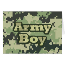 Army Boy Card