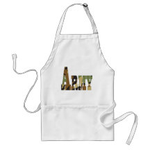 Army camouflage aprons
