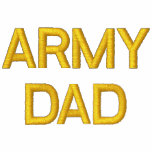 Army Dad Embroidered Hooded Sweatshirt