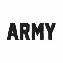 Army Embroidered Army Logo