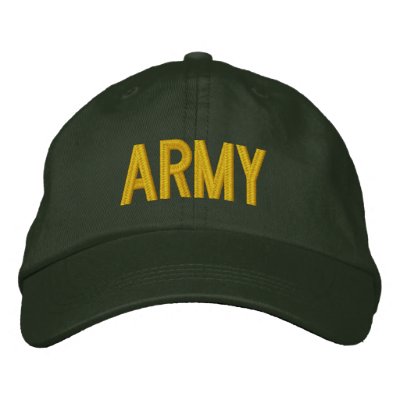 ARMY EMBROIDERED BASEBALL CAP