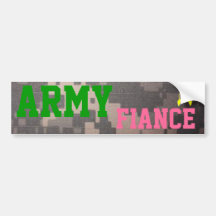 Army Fiance Bumper Stickers