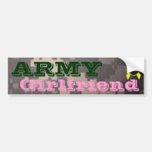 Army Girlfriend Bumper Stickers