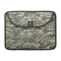 Army Green Digital Camouflage MacBook Pro Sleeve