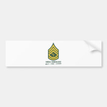 Army Grill Sergeant Bumper Sticker
