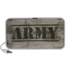 Army Grunt Military Grunge Travel Speaker