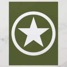 Army Star Full Color Flyer