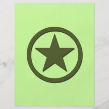 Army Star Personalized Flyer