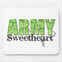 Army Sweetheart Mouse Pad