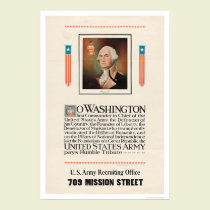 Army Tribute to Washington posters