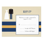 Army Wedding Invitation RSVP Card